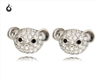 925银创意时尚耳环个性女士时尚白珍珠耳环 PE50510