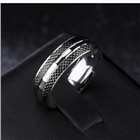 供应男士欧美风不锈钢创意磨砂戒指 新款个性钛钢指环